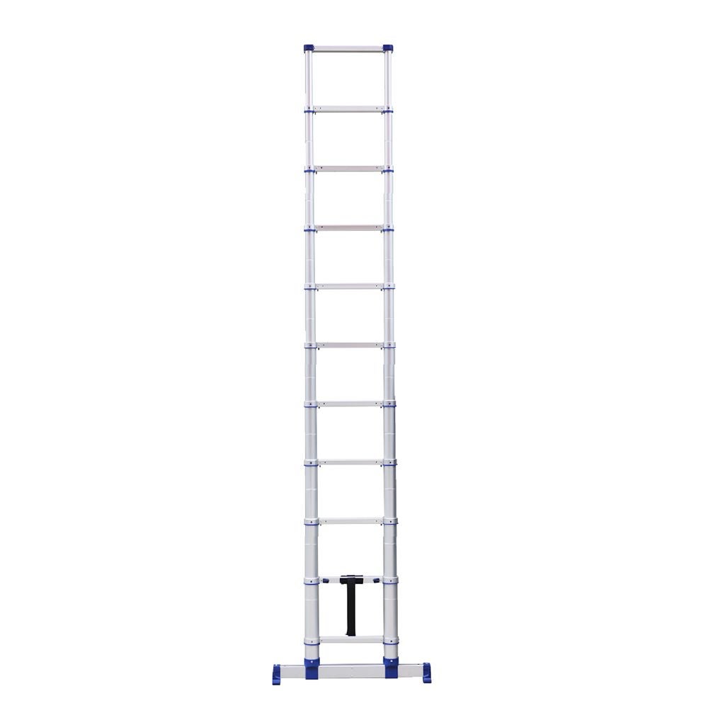 Tubesca - Scala telescopica in alluminio con 11 pioli Altezza di