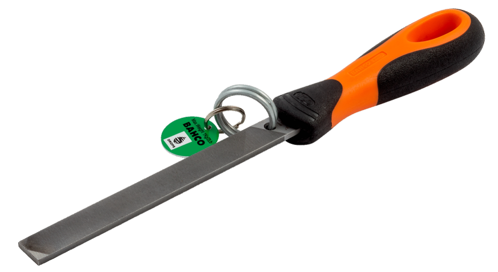 Jeu De 5 Limes Bahco - Manche Ergonomique - Pour Ébavurage Et Travail De Précision - 200mm
