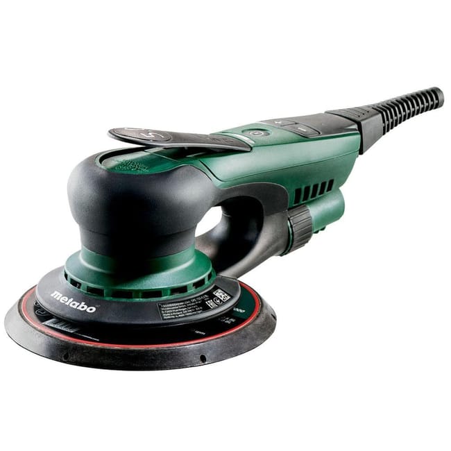 metabo ponceuse excentrique o 150 mm 350 w cercle d oscillation 5 mm avec coffret sxe 150 5 0 bl leroy merlin