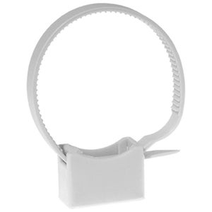 Collier embase Ramtub fixation câbles Ø16-32mm 100 colliers et chevilles