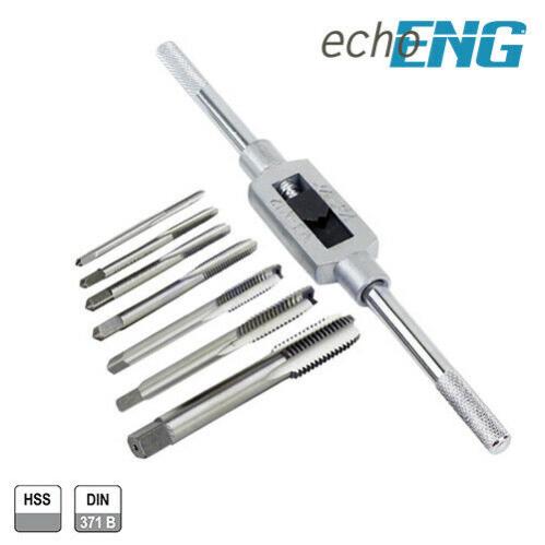 Set Filettatura Metrica Maschi Giramaschi Kit 8 Pz Hss M3m12 Ut 10 Sm00 Leroy Merlin