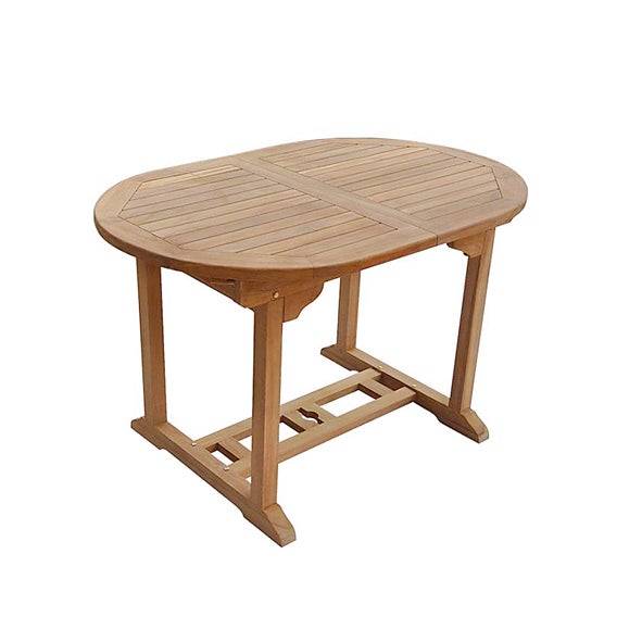 SALENTO - Table de Jardin Ovale Extensible en Teck - BENEFFITO | Leroy