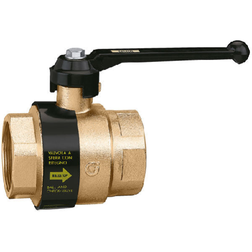 Valvola A Sfera CALEFFI 327600 Con Ritegno | 16 Bar Max, 5-110°C | Per Impianti Di Riscaldamento