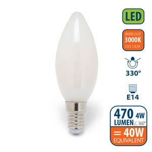 Ampoule LED E14 4W 3000°K - COB spot • MMElectricité