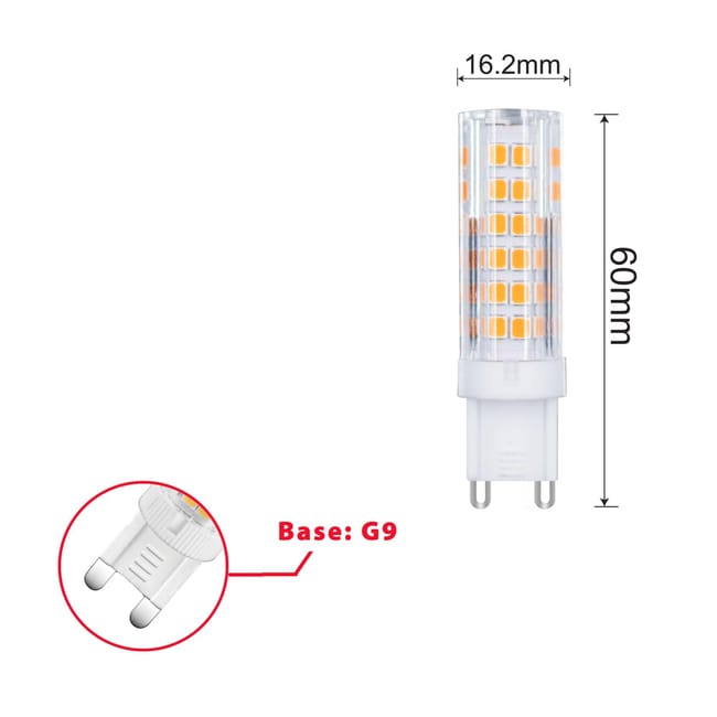 Ampoule LED SMD Capsule G9 4.5W 420lm culot G9 4000K Leroy