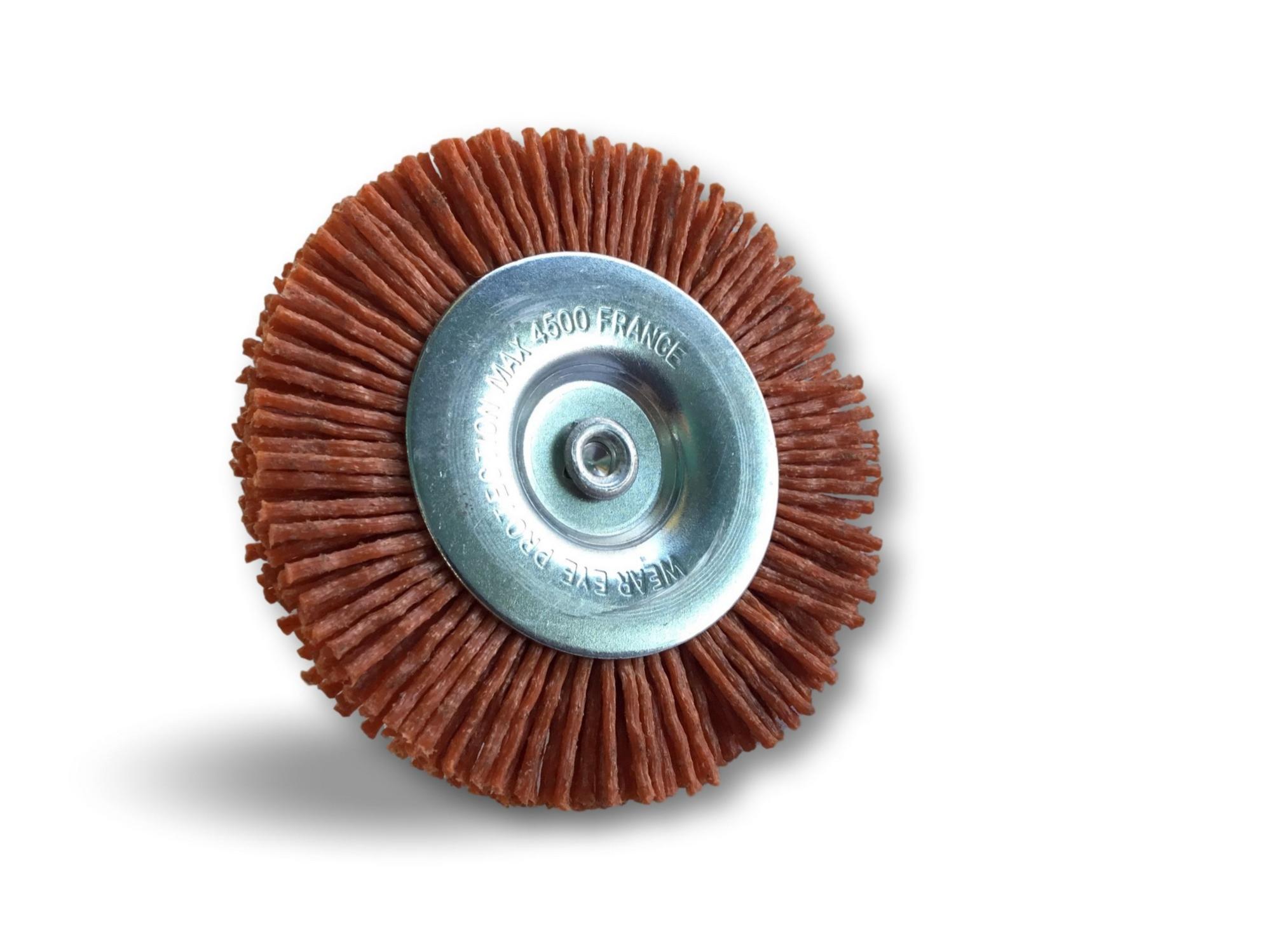 2 Brosses Nylon Pour Perceuse LERANXIN - Diamètre 63.5mm - Nettoyage Rouille Et Peinture