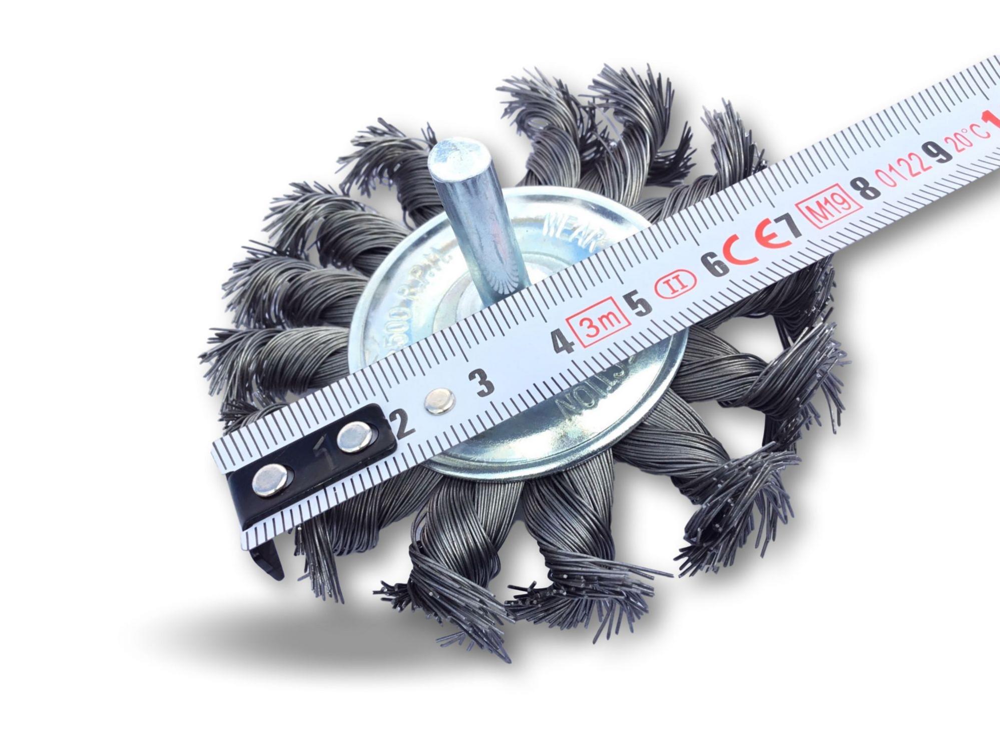 Lot De 3 Brosses Rotatives Métalliques Coupe 75 Mm | Sur Tige 6 Mm Fil Acier 0 20 Mm Souple Pour Perceuse Ou Visseuse A Mandrin Kibros 257 83083304