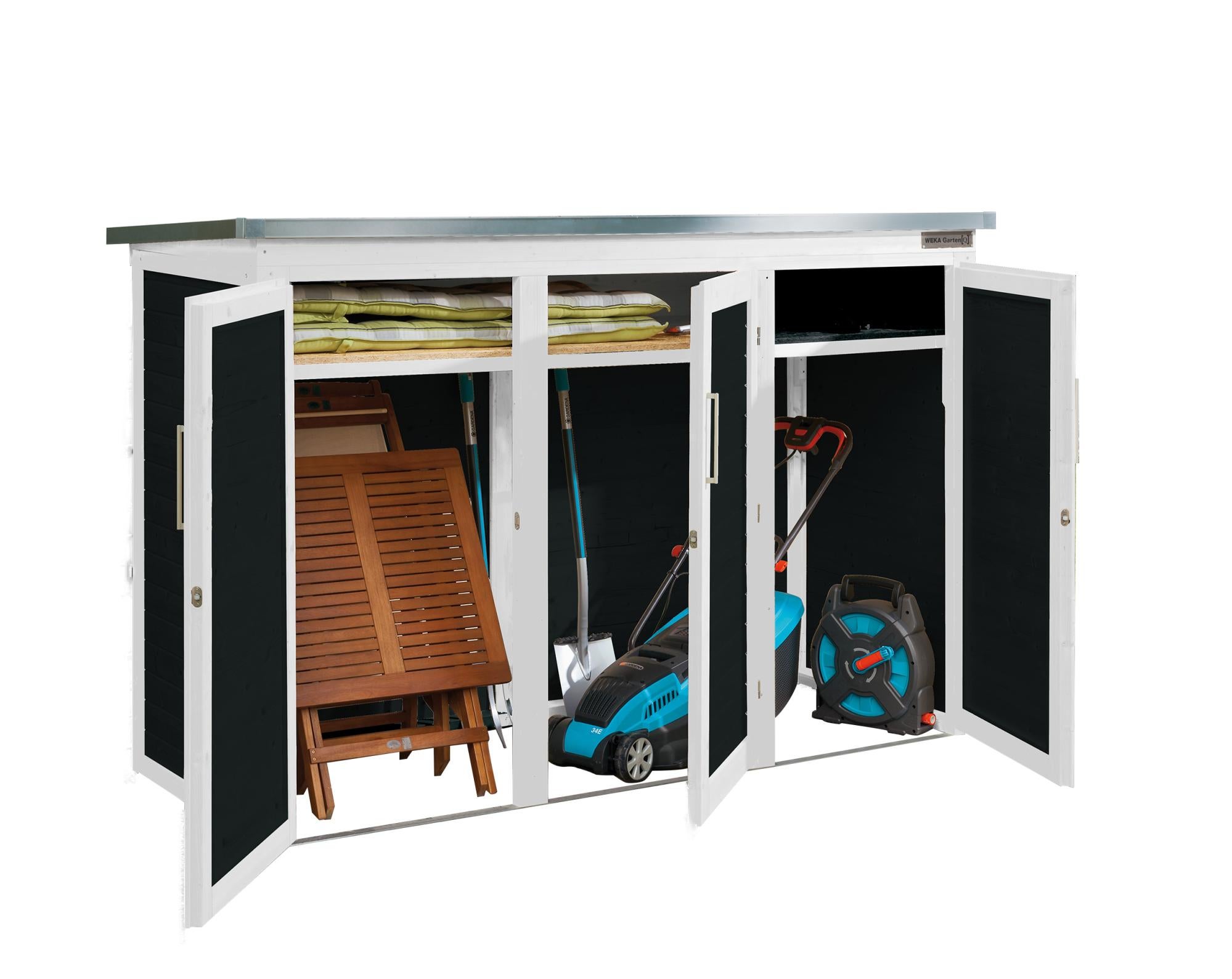 Remise de jardin Garten q Storage Anthracite 14 mm 2,10 m²