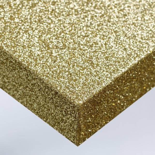 Rotolo Vinile Glitterato HTV TUMIYA, 30,5 Cm X 6,1 M, Termoadesivo, Oro Glitterato, Per Magliette E Fai Da Te
