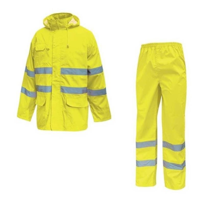U-POWER HL168YF-L - Traje de lluvia alta visibilidad gama HI-LIGHT modelo COVER Yellow Fluo L | Leroy