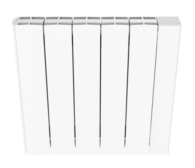 Radiateur connecté 2000W en céramique GLOW blanc programmable WiFi Heatzy Leroy Merlin