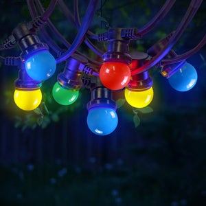 Guirlande lumineuse intérieur 2m multicolore 20 LED à piles Feeric lights &  christmas