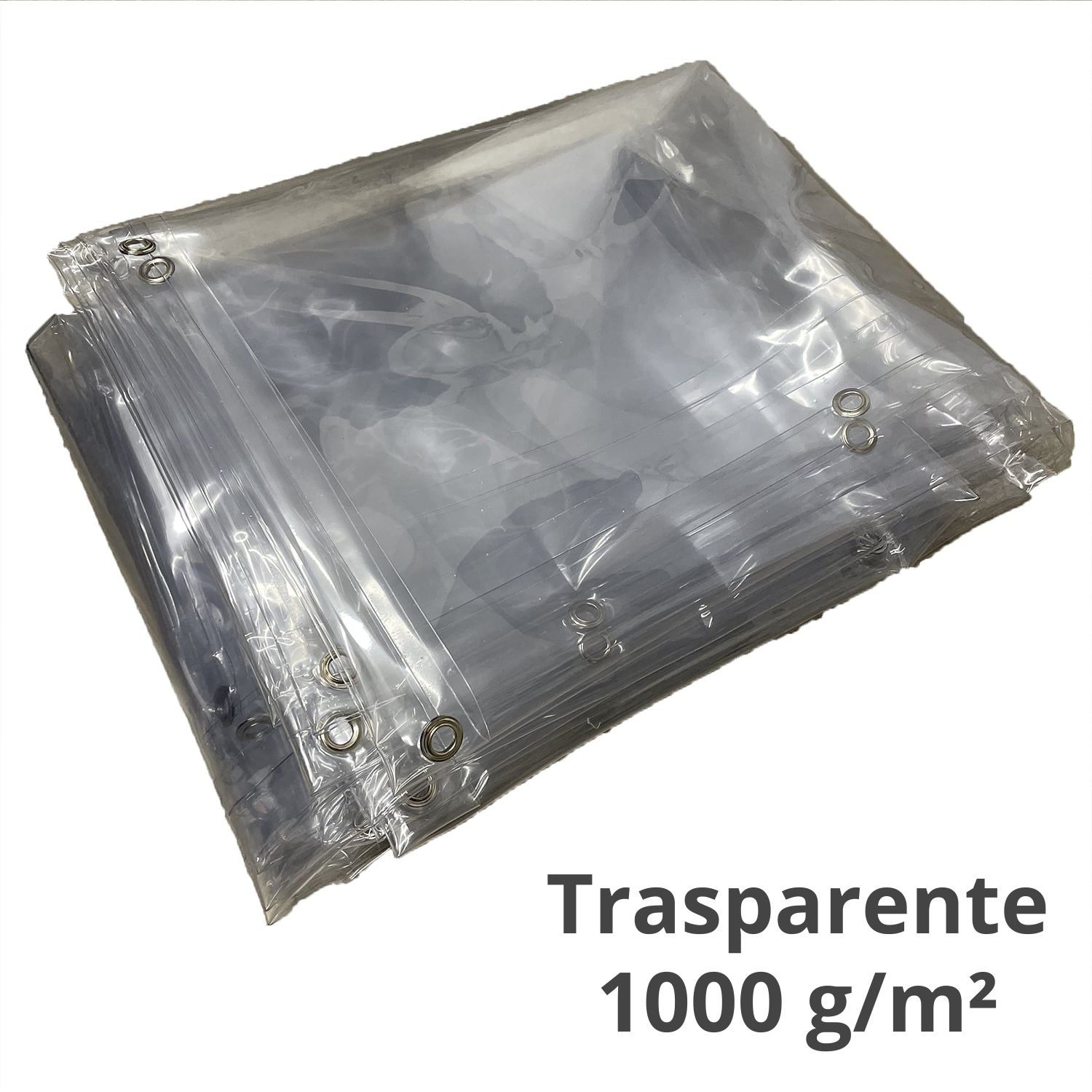 Telo Trasparente X M Tela Pvc Cristal G M Multiuso Serra Protezione Giardino