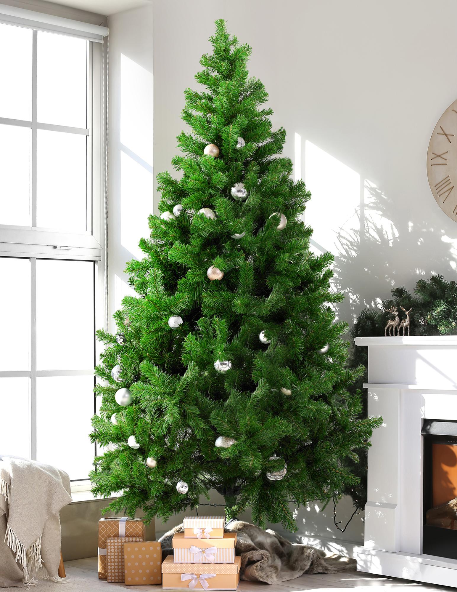 Árbol de navidad riccardo, árbol artificial extra grueso, árbol efecto pvc real, 554 ramas, altura 180 cm