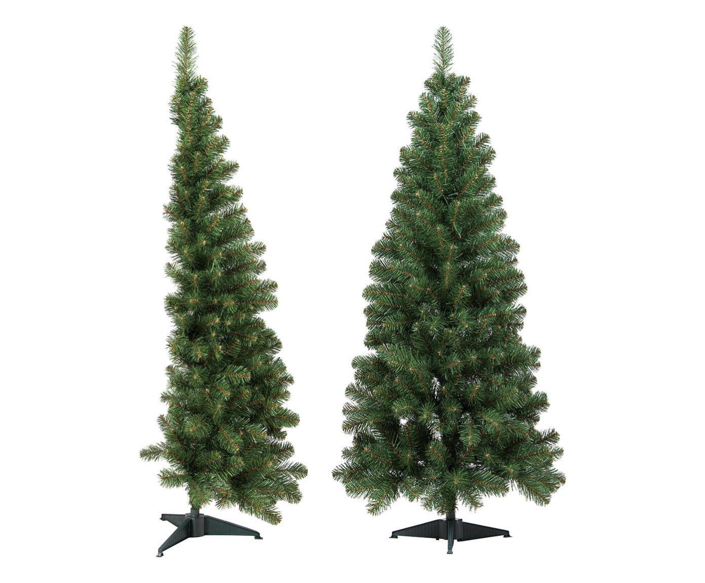 Albero di Natale Aosta, Mezzo Albero da parete artificiale extra folto