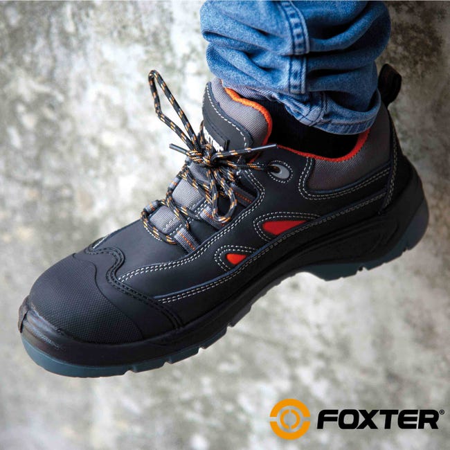 FOXTER - CANYON, Chaussures de sécurité Basses, Hommes, Légères, Imperméable, Sans métal, S3 SRC WRU, T45