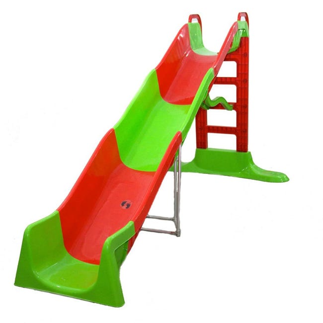 Toboggan à Eau MicaYoung 610 X 178 Cm Avec 2 Bodyboards - Pour Enfants, Avec Arroseur, PVC épais