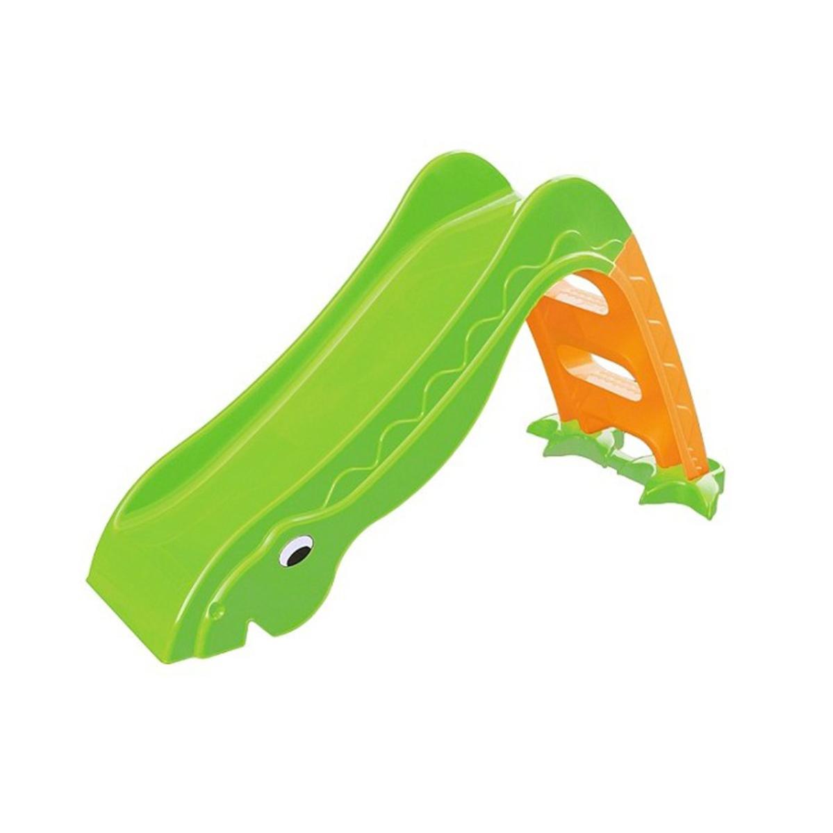 Dino Toboggan Enfant Glisse De 114 Cm Interieur Exterieur Vert Leroy Merlin