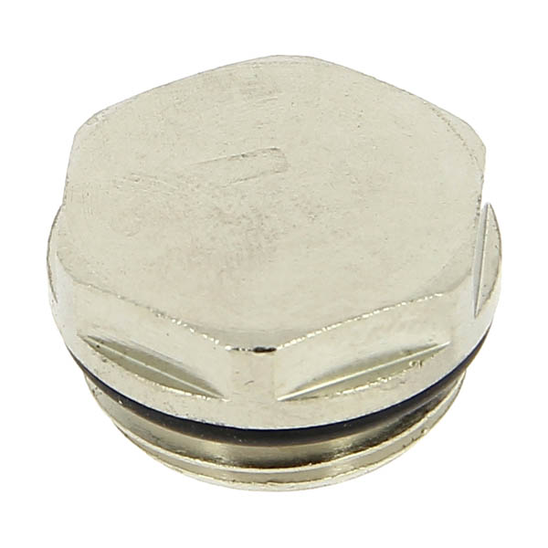 Bouchon plein chromé pour radiateur 1521 Leroy Merlin