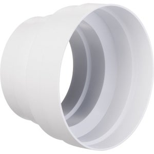 Bouche VMC 160 mm Réglable en Acier Blanc Laqué - Insufflation - Durable et  Élégante - VMC Simple et Double Flux - Installation Mur ou Plafond - DN160