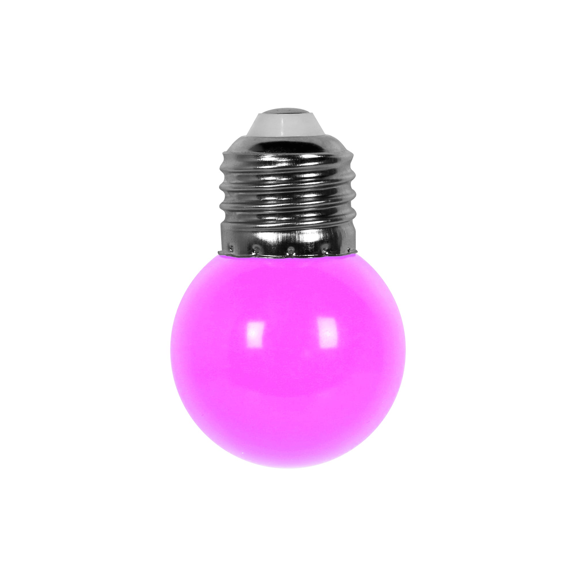 LINARIA - Lampe bulle violet socle liège ampoule