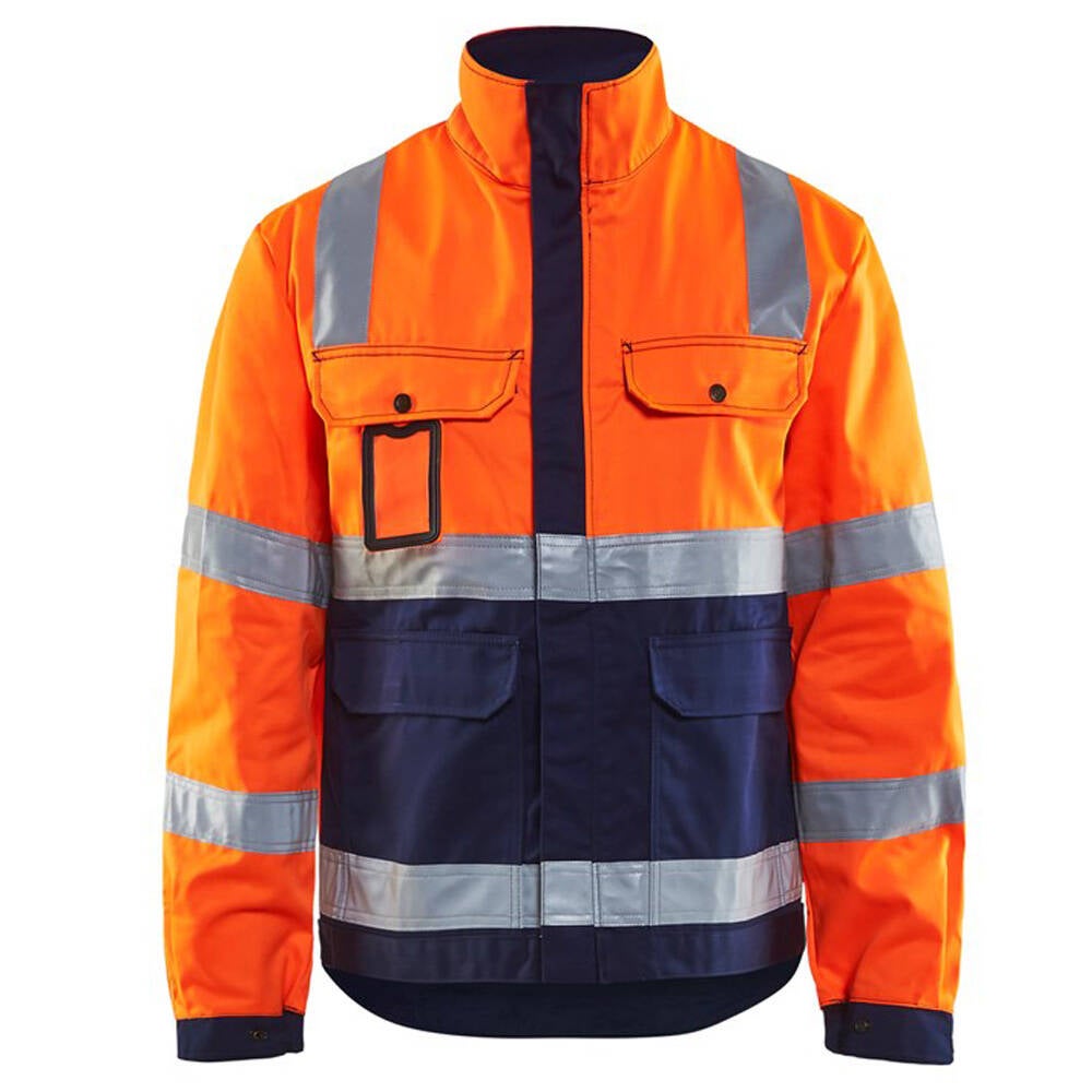 Veste haute visibilit Blaklader Bicolore Poche badge Orange