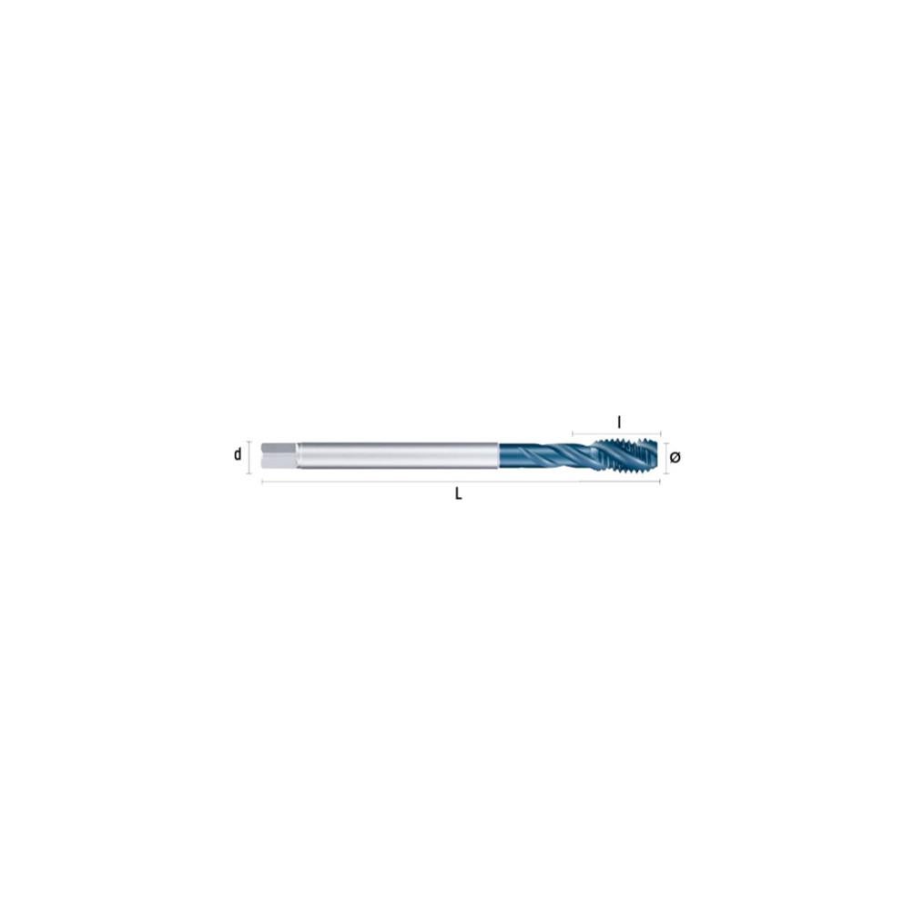 Taraud Machine HSS-M2 M6 X 75 Mm - Pas 0.75 - Marque Warrior - Neuf
