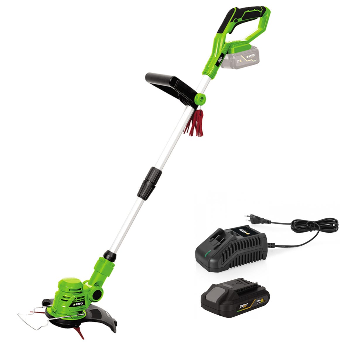 TOTAL Tagliasiepi elettrico a batteria Include batteria 2Ah 20V e TOTAL Tagliasiepi elettrico a batteria Include batteria 2Ah 20V e