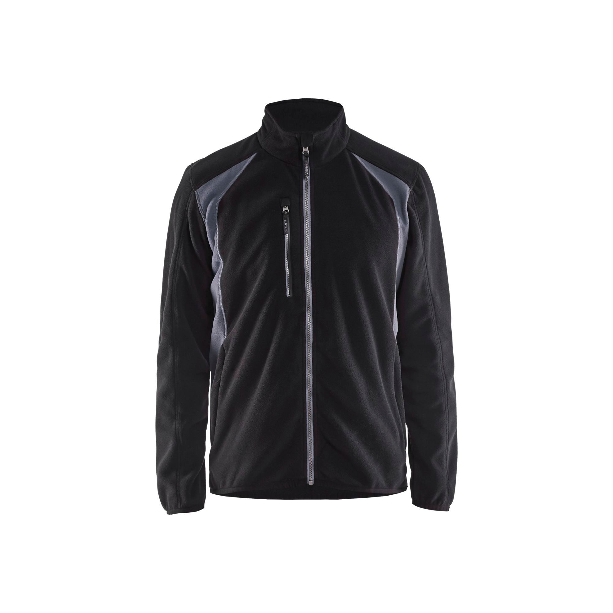 Veste de travail micropolaire noir gris acier TM BLAKLADER 473025109994M Leroy Merlin