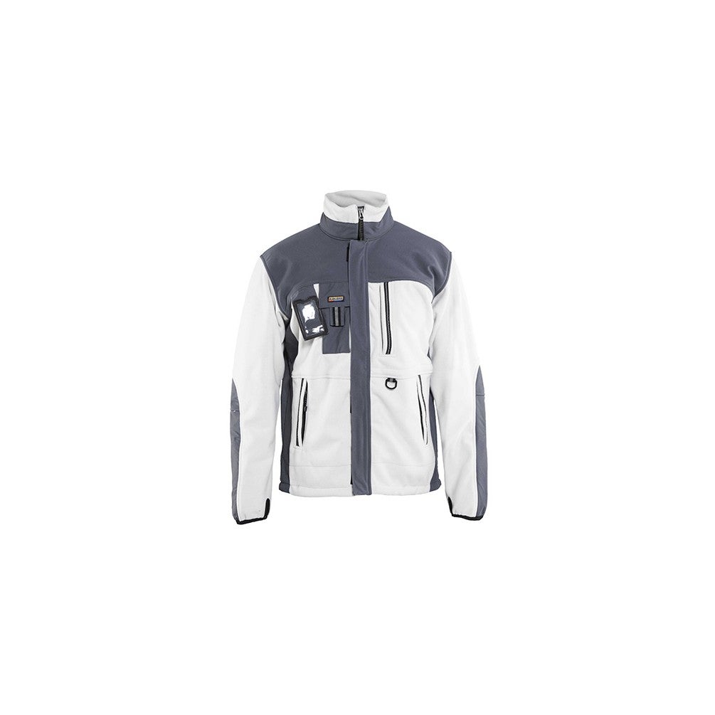 Veste polaire coupevent 1094 Blanc/Gris Blaklader Leroy Merlin