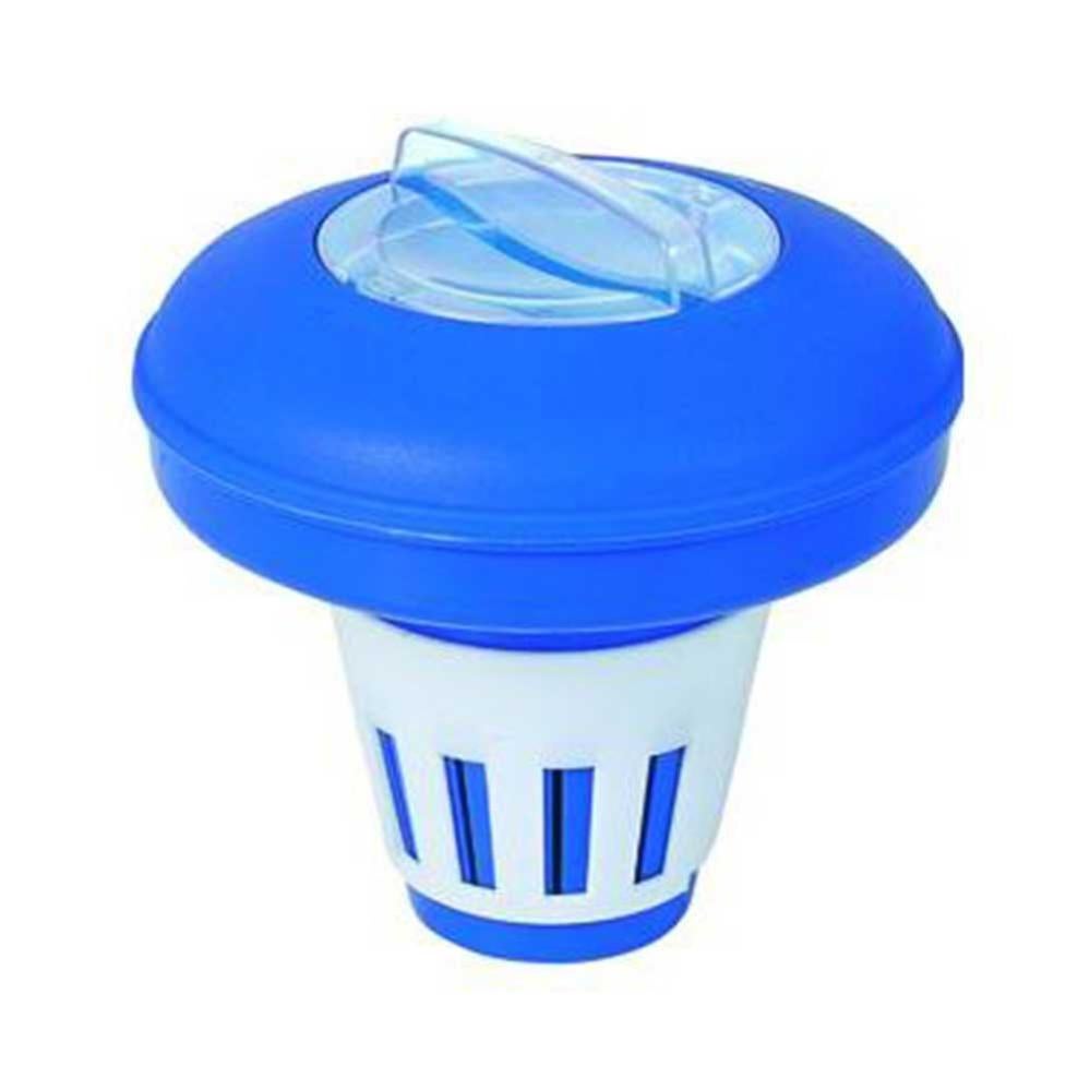 Shark - Dispenser Galleggiante Per Piscina Con Luce LED Integrata - 2