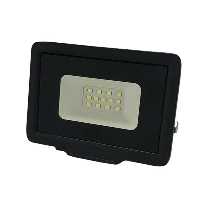 Projecteur LED Noir 20W (100W) à Détecteur IP65 1600lm - Blanc Chaud 2700K