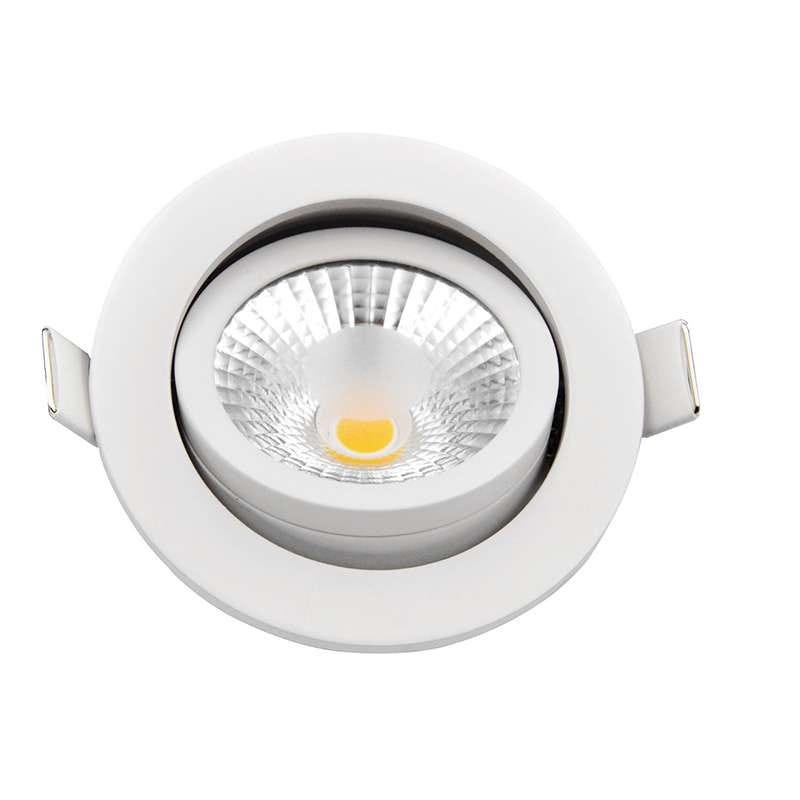 Grand spot LED encastrable 24W perçage 190mm 60° dimmable extra