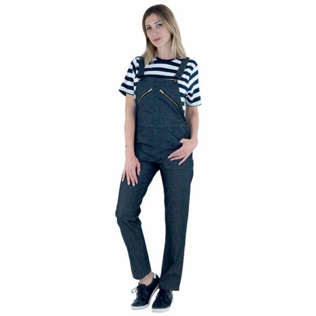 Lafont Salopette de travail bleu indigo pour femmes SOPHIE Bleu Indigo 36 Leroy Merlin