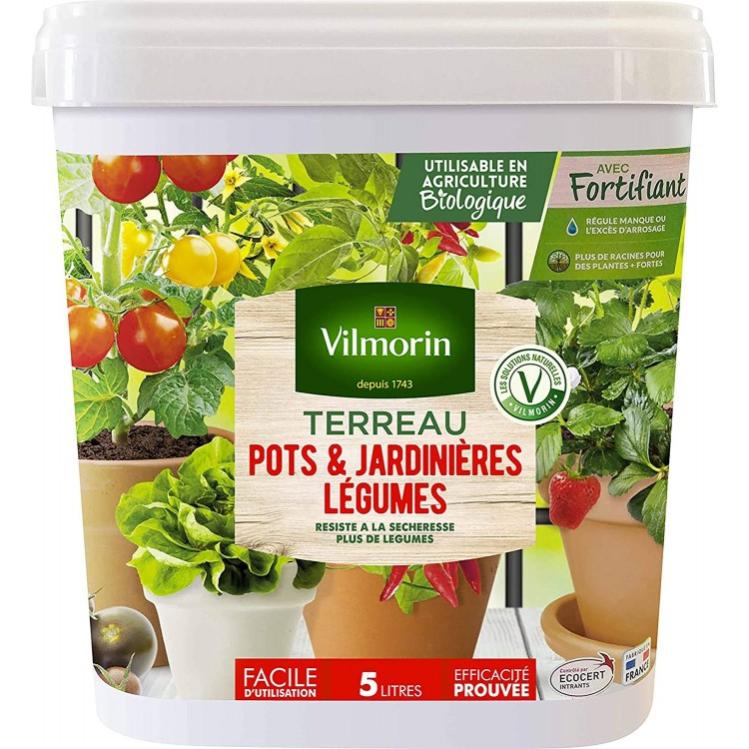 Vilmorin Terre à Cactées 5L - Drainante Et Prête à L’Emploi Pour Plantes Desertiques
