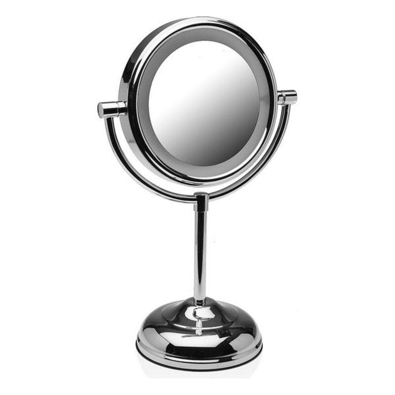 Specchio Ingranditore Versa x 7 3,5 x 18,5 x 18,5 cm Specchio Acciaio