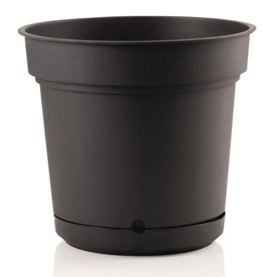 KADAX Vaso Da Fiori Con Sottovaso, Forma Ondulata Tridimensionale Plastica Vaso Decorativo Per Fiori Cactus Ed Erbe 17 Cm Verde 83765475