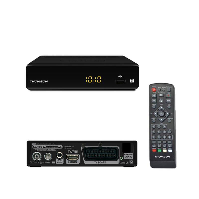 Enlever Les Sous Titres Tv Thomson Récepteur Démodulateur Décodeur Terminal Tnt Thomson Tht504+ | Leroy Merlin