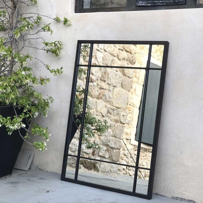 Espejo de metal 67x 97 cm Leroy Merlin