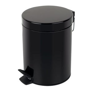 Poubelle suspendue Noir mat - Klein format - 4L - Poubelle salle de bain -  toilette 