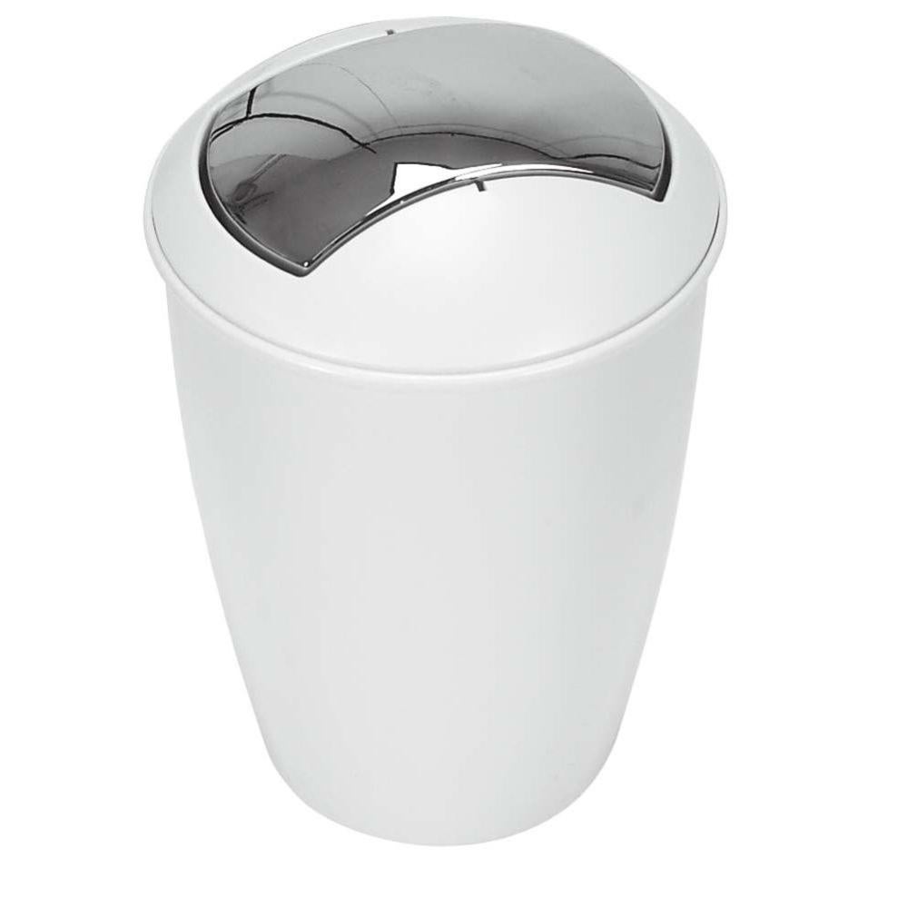 Pattumiera DELINIA a pedale bianco 28 L | Leroy Merlin