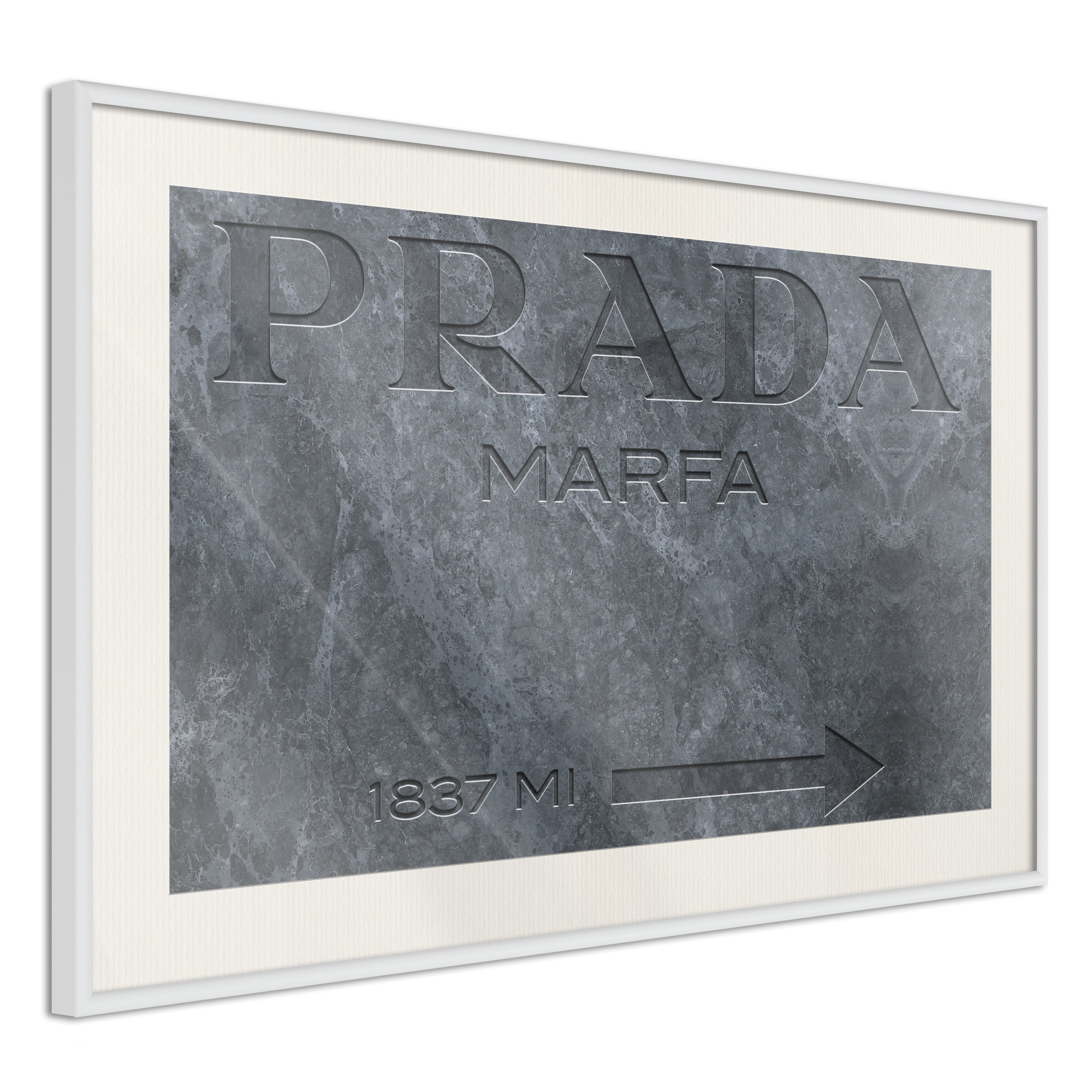 Poster - Prada Marble [poster] - 45x30 | Leroy Merlin