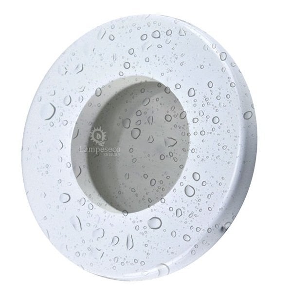 rond Pour une utilisation avec LED ou halogène Forme ronde ou carrée Culot GU10 UKEW Lot de 4 spots de plafond étanches IP44 pour douche ou salle de bain Or rose 