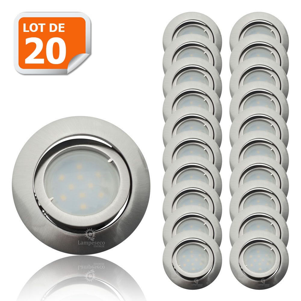Transformez votre salle de bain avec nos encastrables LED 20 Spot Blanc  Chaud