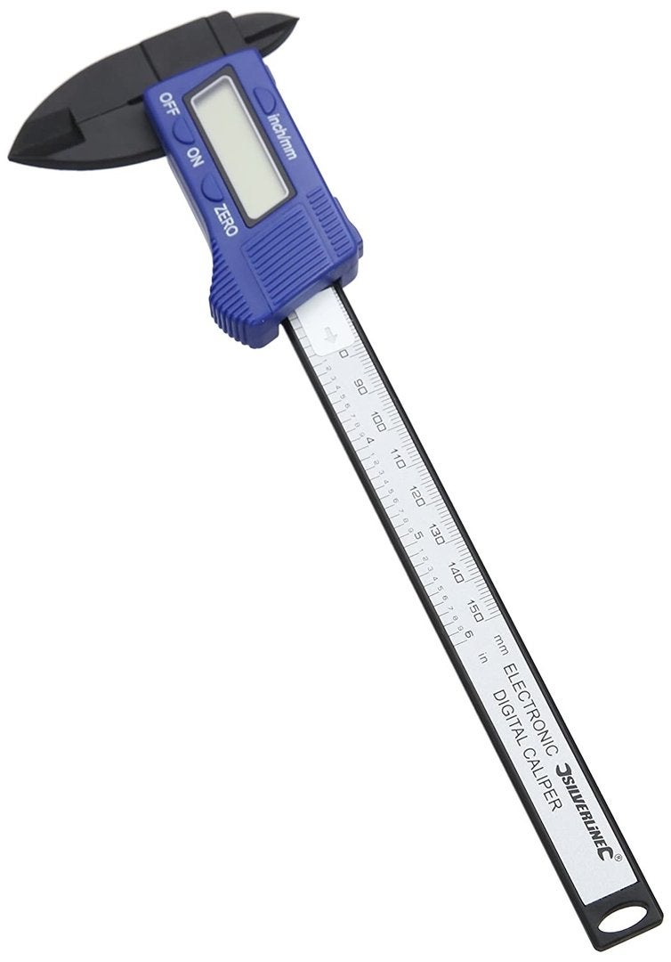 Calibre pie de rey digital 150mm silverline 677256