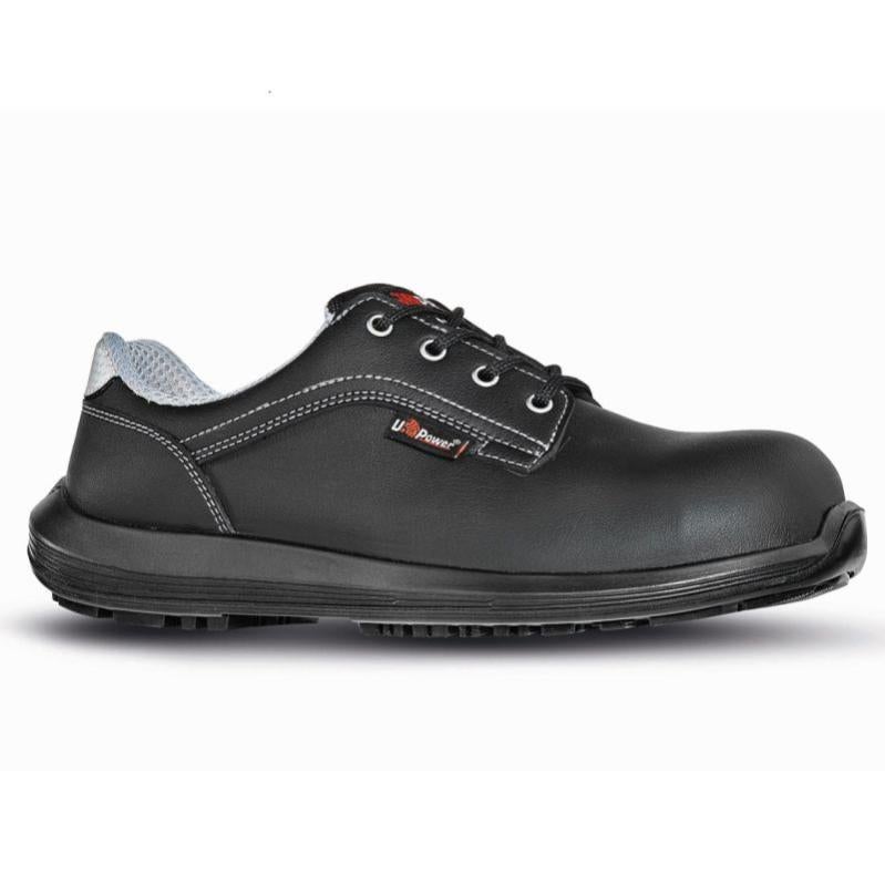 Kawapower Bottes De Travail Homme Femme Classic Black Oxford - Sécurité S3 Cuir Noir Avec Pointe Et Semelle Acier