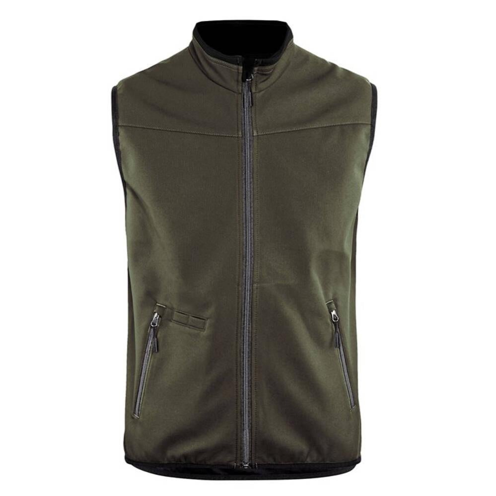 Gilet Sans Manches Softshell Blaklader Homme Vert Armée XL - Gamm Vert