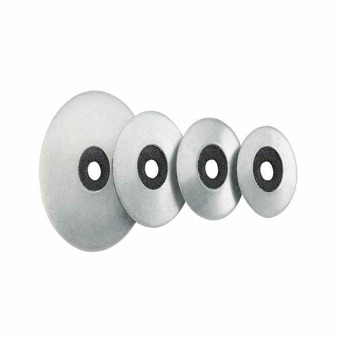 Arandelas metálicas estriadas 5x3 mm Chapado Plateado envejecido x10 -  Perles & Co