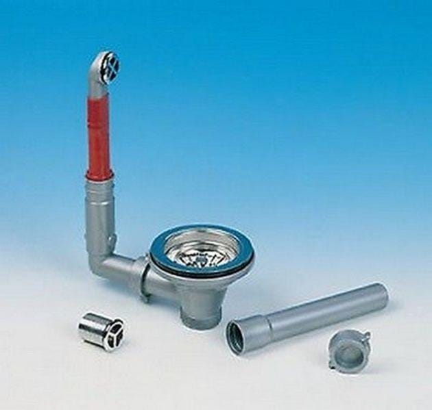 Piletta Per Lavello Cucina Lira - Foro 90mm Senza Troppo Pieno, Design Pratico - Foto 8