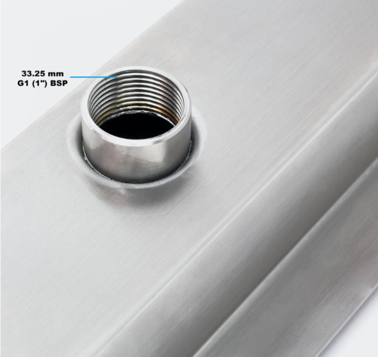 Lame D‘eau Pour Piscine Bassin Étang 90cm Acier Affiné Cascade - 2